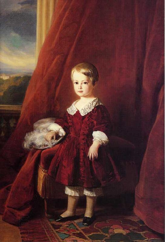Franz Xaver Winterhalter Louis Philippe Marie Ferdinand Gaston D'Orleans, Comte D'Eu oil painting picture